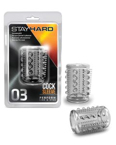 Blush Stay Hard Cock Sleeve 03 - Clear