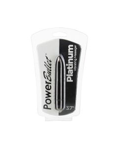 Power Bullet 3.7" Platinum Vibrating Massager