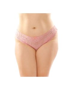 Poppy Crotchless Floral Lace Panty