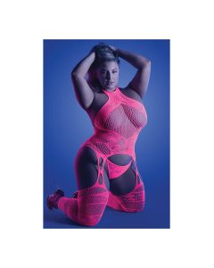 Glow Captivating Halter Bodystocking & G-String QN