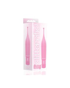 The 9's Clitterific! Pearl Point Clitoral Stimulator - Pink