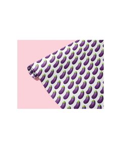 Eggplant Naughty Wrapping Paper