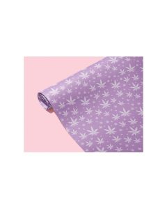 Purple Pot Leaf Wrapping Paper