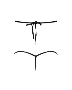 Lust Orthia Criss Cross Bra & G-String Black