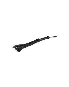 Sultra 16" Lambskin Wrapped Grip Flogger - Black