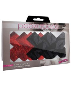 Stolen Kisses Xs - Red & Black Pack of 2