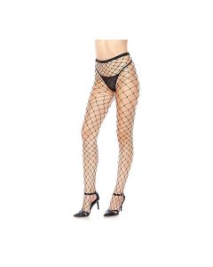 Large Fence Net Pantyhose Black O/S