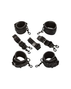 Nocturnal Collection Adjustable Bed Restraints - Black