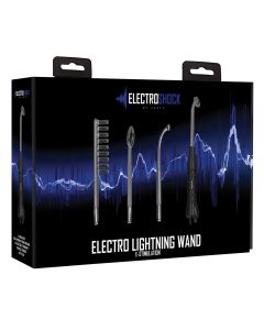 Shots Electroshock Lightning Wand - Black