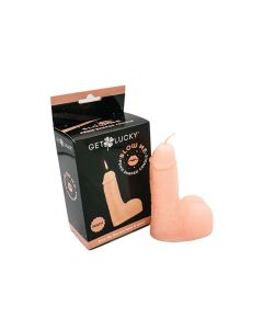 Get Lucky 5" Blow Me Penis Candle - Peach
