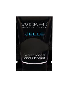 Wicked Sensual Care Jelle Water Based Anal Lubricant - .1 oz Fragrance Free